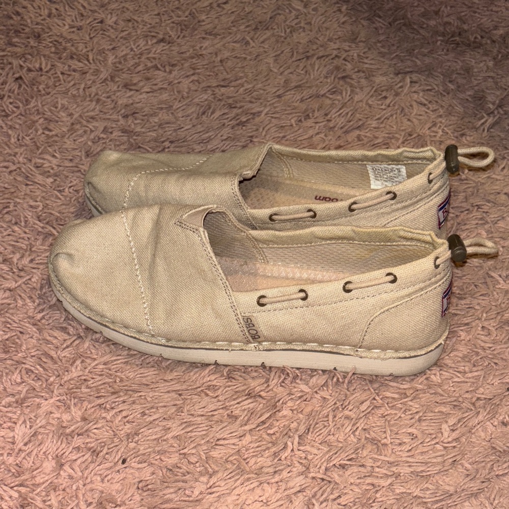 BOBS from Skechers Tan Slip-On Shoes